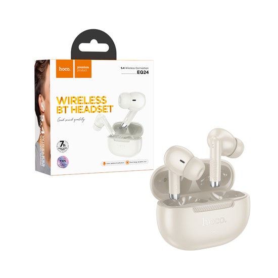 Auscultadores Sem Fio True Hoco EQ24 Estrella Monet Dourado